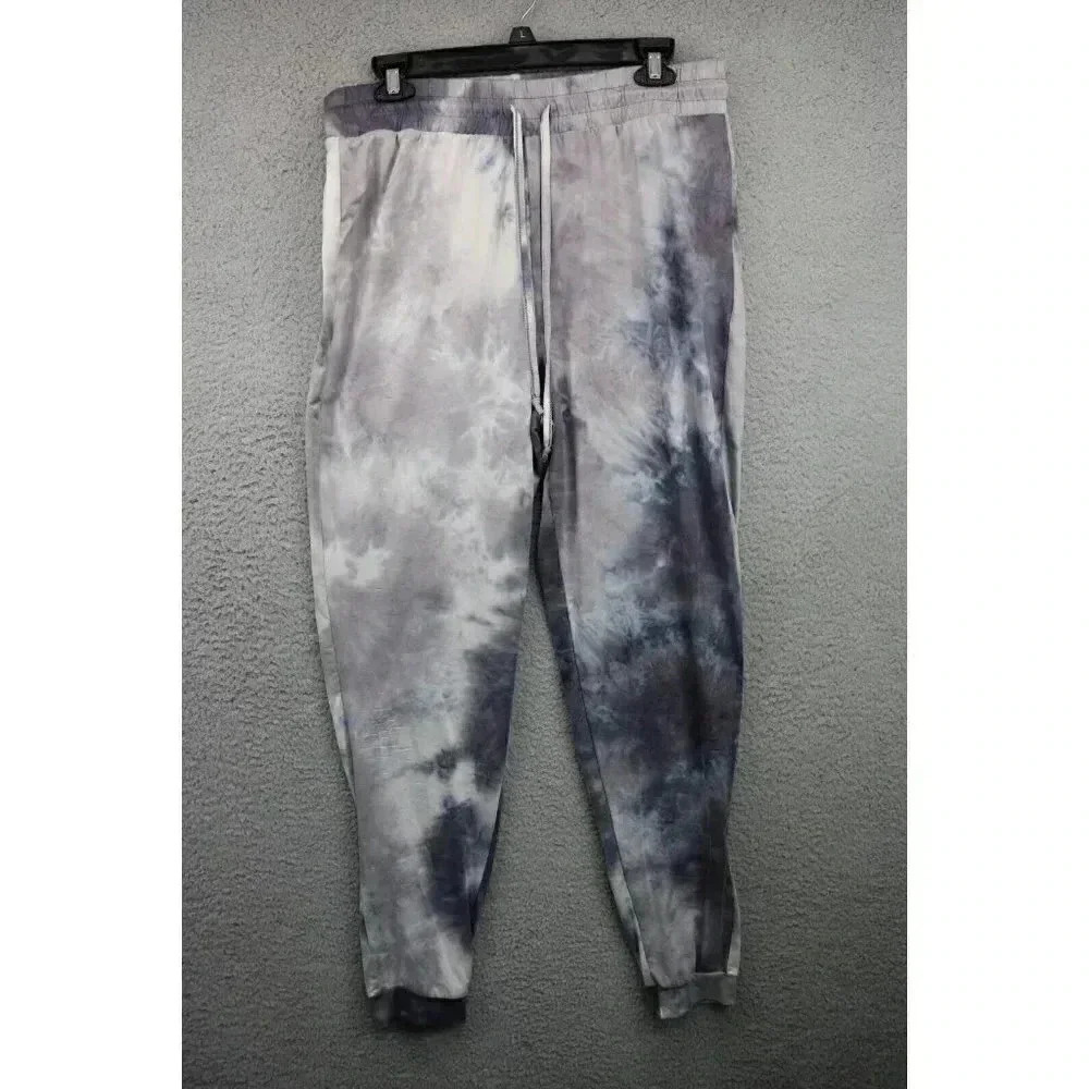 Seven Loungewear Women's Soft Tye-Dye Lounge Joggers-Large Tall-Boho-Drawstring